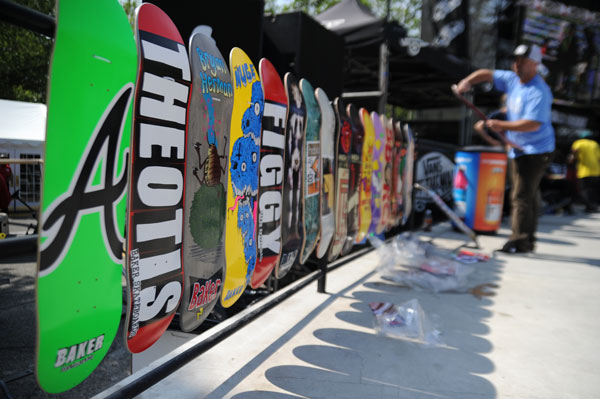 The pro boards from people in the contest